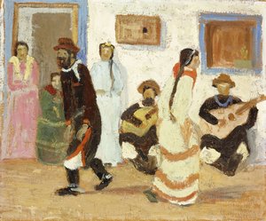 Baile criollo de Pedro Figari