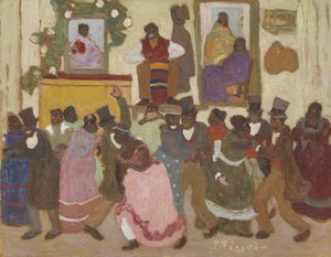 Dancing People: Candombe (Personas bailando: [Candombe]) de Pedro Figari