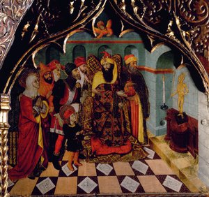 Retablo de Sant Quirze de Galliners (detalle) de Pedro García de Benabarre