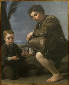 El vendedor de vino. Museo de Bellas Artes de Sevilla, España de Pedro Nunez de Villavicenzio