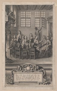 La familia de William Cavendish, Marqués de Newcastle-upon-Tyne de Peeter Clouwet