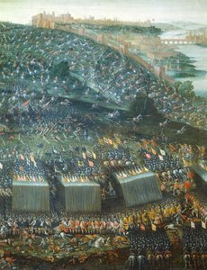 La batalla de Weissemberg, 8 de noviembre de Peeter Snayers
