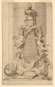 Diseño para el Monumento de van der Cammen-Henriques en la Iglesia de San Gumarus, Lier de Peeter Verbrugghen II