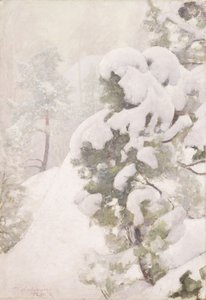 Paisaje invernal de Pekka Halonen