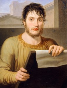 Giuseppe Guizzardi con vestimenta antigua