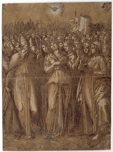 Santa Úrsula con las vírgenes mártires de Pellegrino (c.1460 1523) Aretusi