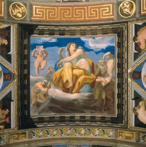 Personificación de la astrología, fresco que forma parte de una serie de 7 artes liberales