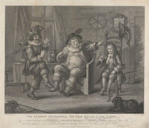 Sir Andrew Aguecheek, Sir Toby Belch y el Payaso - "Noche de Reyes", Acto II, Escena III