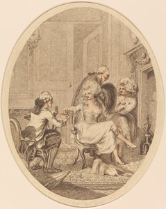 El hogar francés de Peltro William Tomkins