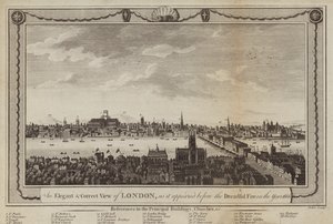 Vista de Londres de Peltro William Tomkins