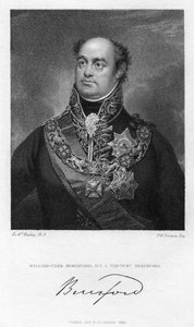 William Beresford, primer vizconde Beresford, soldado y político británico, 1830 de Peltro William Tomkins