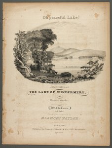 ¡Oh, apacible lago! Líneas Escritas en el Lago de Windermere