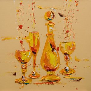 Naturaleza muerta en amarillo, 2005 de Penny Warden