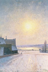 Sol y nieve, escena de Estocolmo de Per Ekstrom