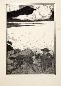 Un niño salvado, de Cien anécdotas de animales, pub. 1924 de Percy J. Billingshurst