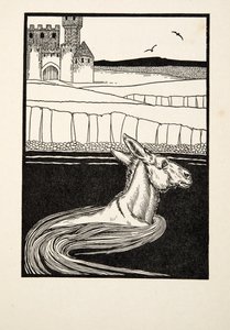 Un asno abandonado, de Cien anécdotas de animales, pub. 1924