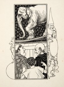 Elefante bailando en la cuerda, de Cien anécdotas de animales, pub. 1924 de Percy J. Billingshurst
