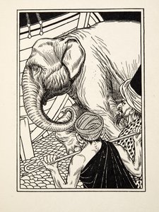 Noble perseverancia, de Cien anécdotas de animales, pub. 1924 de Percy J. Billingshurst
