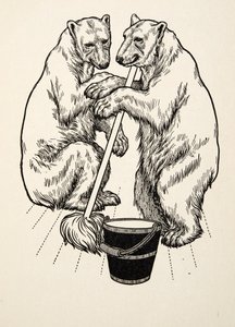 Los cachorros de oso, de Cien anécdotas de animales, pub. 1924