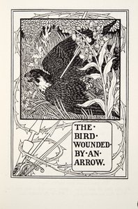 El Pájaro Herido por una Flecha, de las Fábulas de Fontaine, pub. 1905
