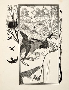 El Gato y los Cuervos, de Cien Anécdotas de Animales, pub. 1924 de Percy J. Billingshurst