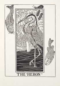 La garza, de las Fábulas de Fontaine, pub. 1905 de Percy J. Billingshurst