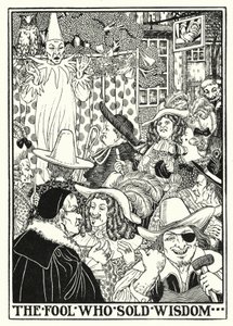 Fábulas de La Fontaine: El tonto que vendió la sabiduría (litografía) de Percy James Billinghurst