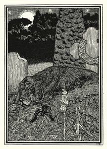 El perro de Montargis (litografía) de Percy James Billinghurst