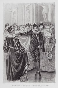 Baile: La Pavana en la Corte de Enrique III, circa 1580 de Percy Macquoid