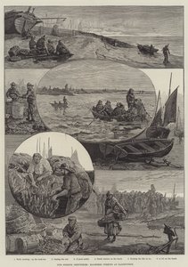 Nuestras industrias pesqueras, pesca de caballa en Eastbourne (grabado) de Percy Robert Craft