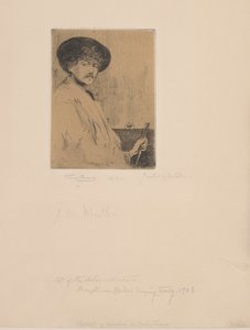 Después de la Armonía en Gris de Whistler: Retrato del Pintor