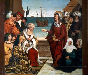 Retablo de María Magdalena (detalle) de Pere Mates