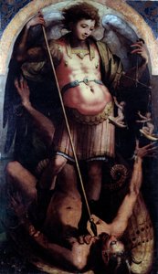 San Miguel, panel central de Perino del Vaga