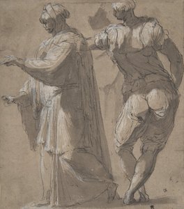 Dos figuras masculinas de pie, 1501-47