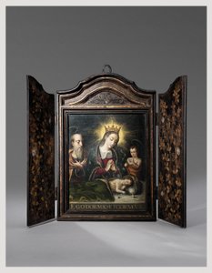 Un santuario cristiano portátil (Seigan) encargado por los jesuitas portugueses