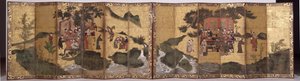 Los ocho inmortales de la copa de vino, c.1600 de Period Momoyama
