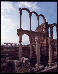 Vista de la ciudad, 705-710 d.C. de Period Umayyad