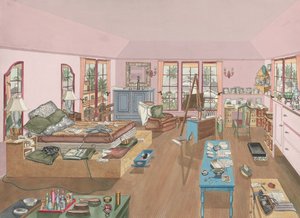 Dormitorio, 1940, 1935-1942