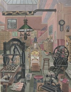 Tienda de impresiones, 1870 de Perkins Harnly