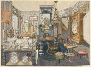 Habitación casa cama-sala de estar de Perkins Harnly