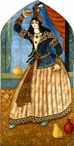 Una bailarina, c.1850-1900 de Persian School