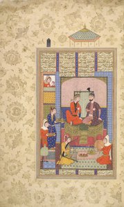 Anushirvan con una princesa, de 
