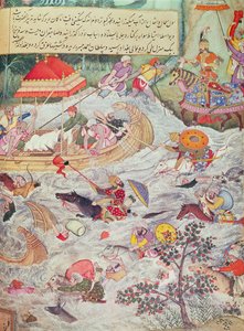Ilustración de La Historia de los Descendientes de Timur de Persian School
