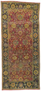 Alfombra de Isfahan, Persia Central, primer cuarto del siglo XVII de Persian School