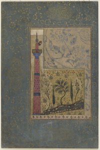 Hombre en la cima de un minarete, c.1417-18
