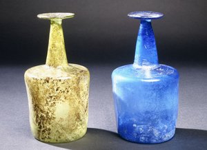 Botellas persas de vidrio soplado libre de Persian School