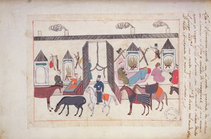 Parada en el Caravanserai de Persian School