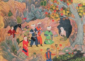 Sultan Iskandar visita a un ermitaño, del 