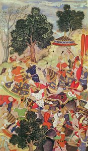 La Captura de Bakadur Khan de Persian School