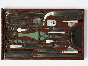 Juego de herramientas que representa a la Sagrada Familia, c.1830